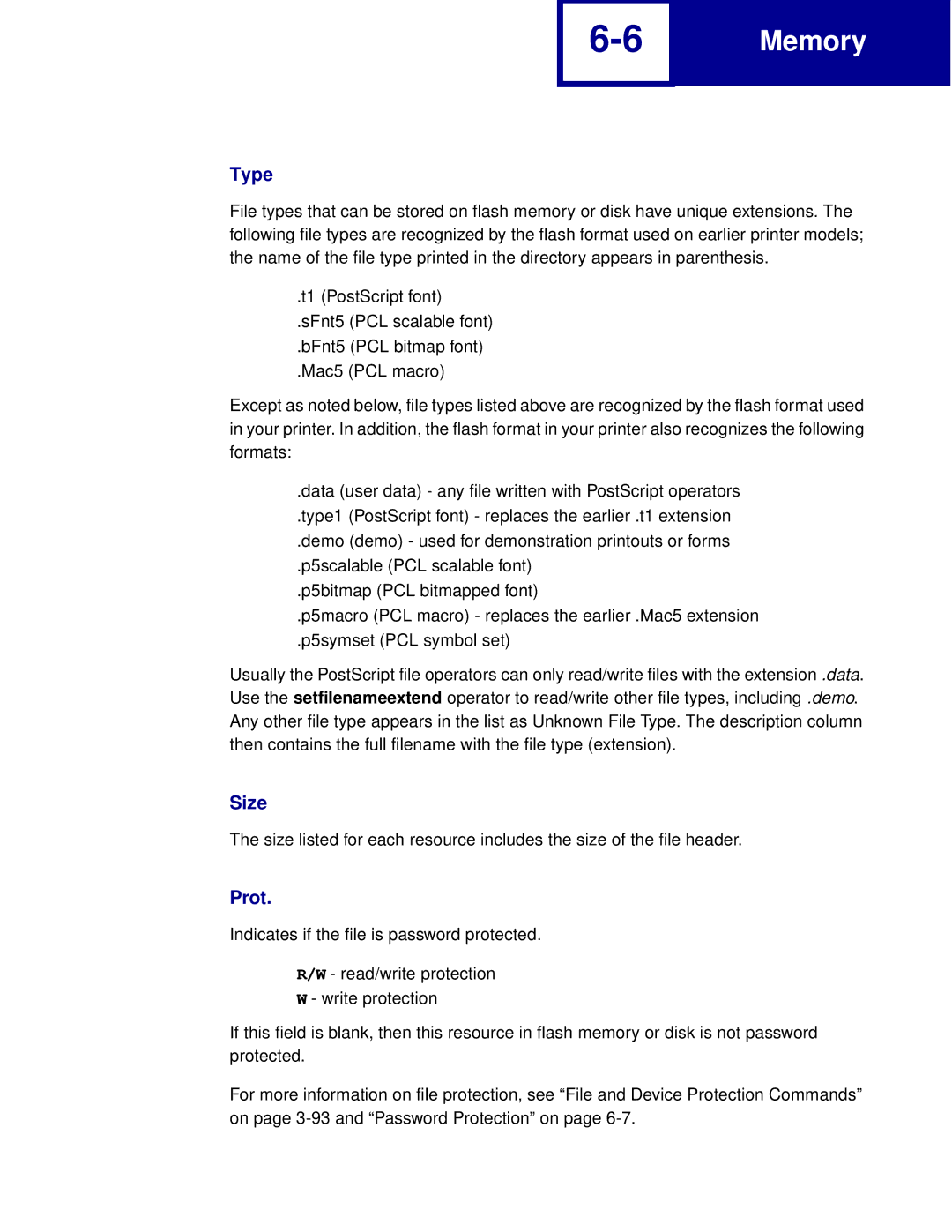 Lexmark Printer manual Size 