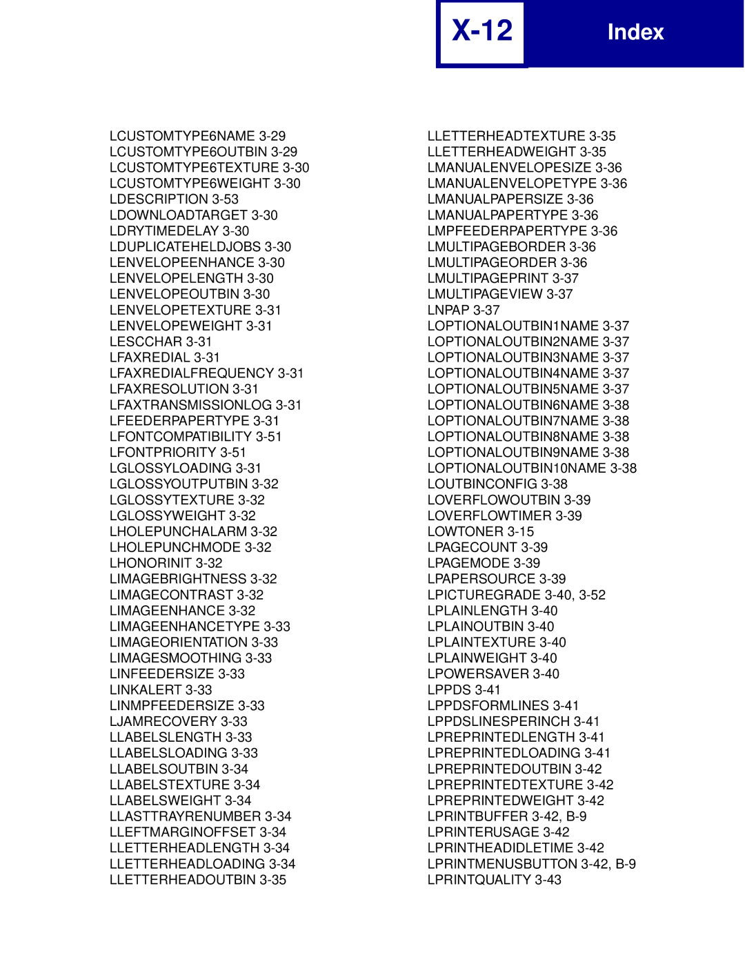 Lexmark Printer manual Lnpap 