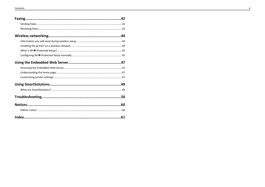 Lexmark PRO5500 manual Sending faxes Receiving faxes, What are SmartSolutions? 