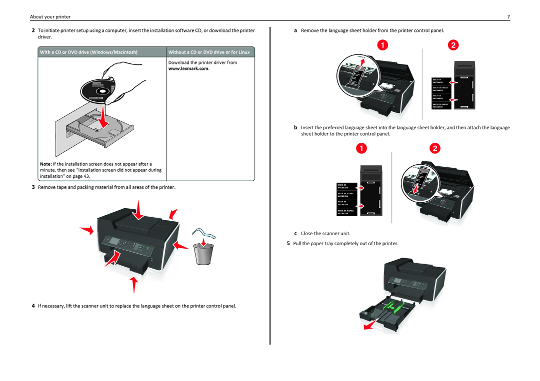 Lexmark PRO710 manual Xxxx xx Xxxx xx xxxxx 