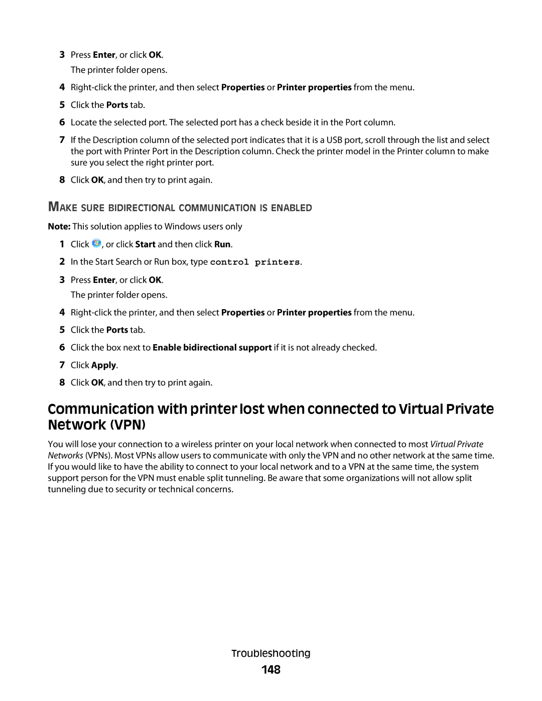 Lexmark S400 Series manual 148 