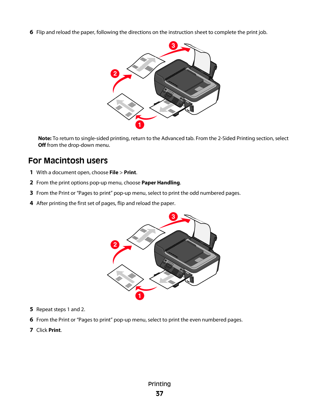 Lexmark S400 Series manual For Macintosh users 