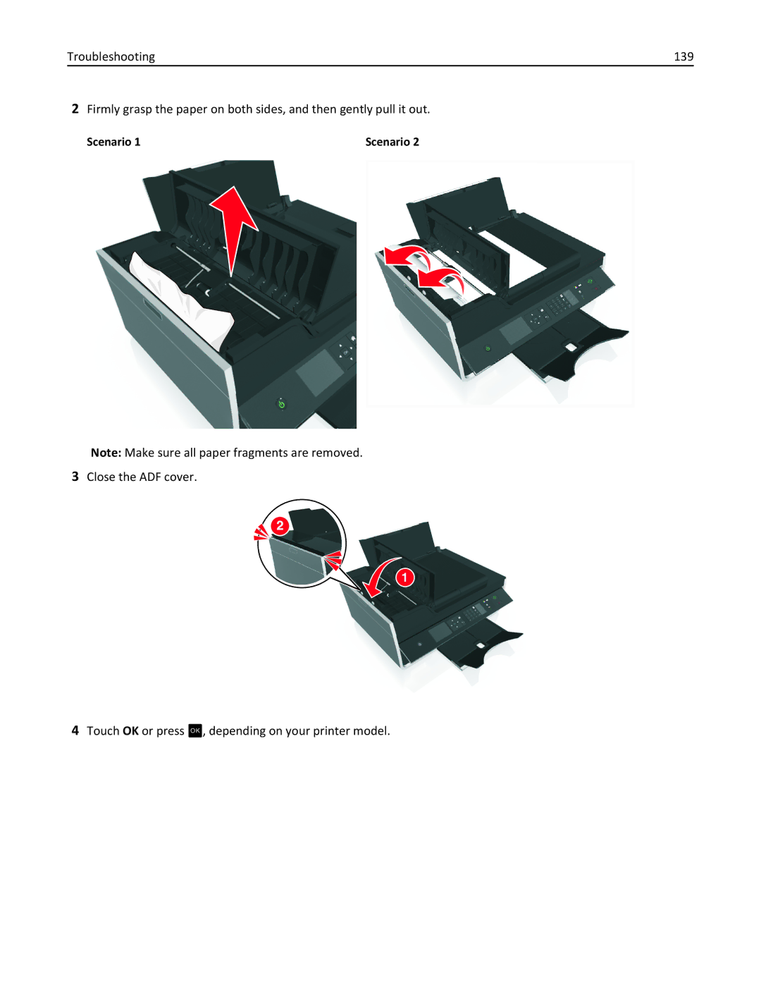 Lexmark 40E, S410 manual Scenario 