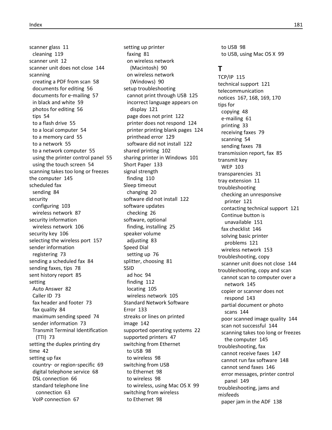 Lexmark 40E, S410 manual Ssid 