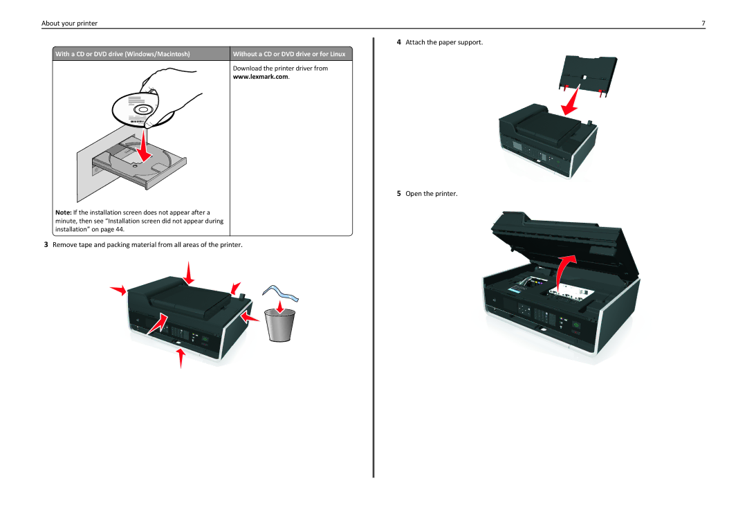 Lexmark S415, S410, 90T4110 manual About your printer 