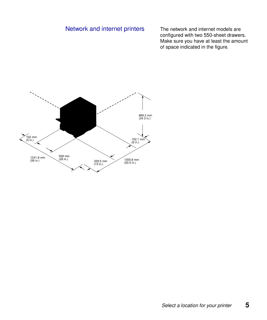 Lexmark S510-2222-00 setup guide Network and internet printers 