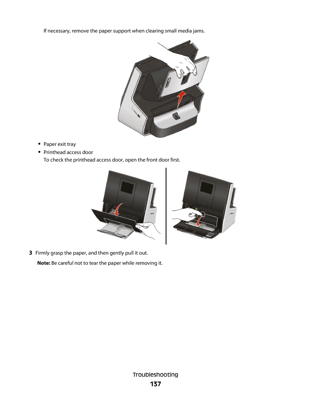 Lexmark S800 manual 137 