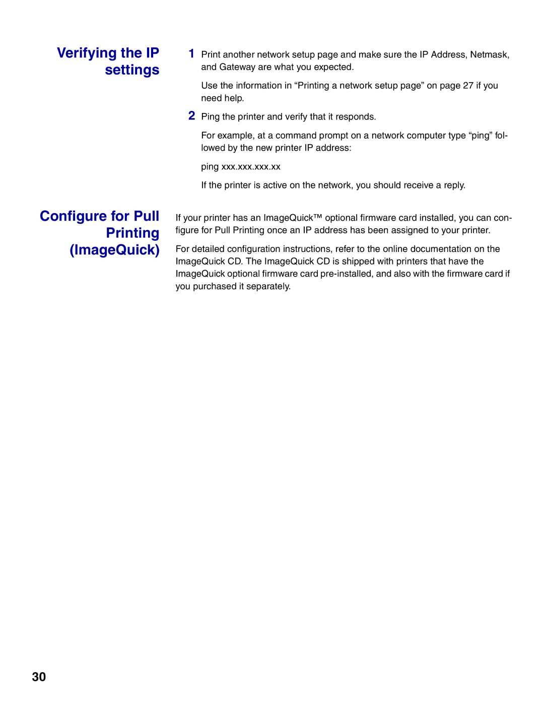 Lexmark T620, T622 setup guide 