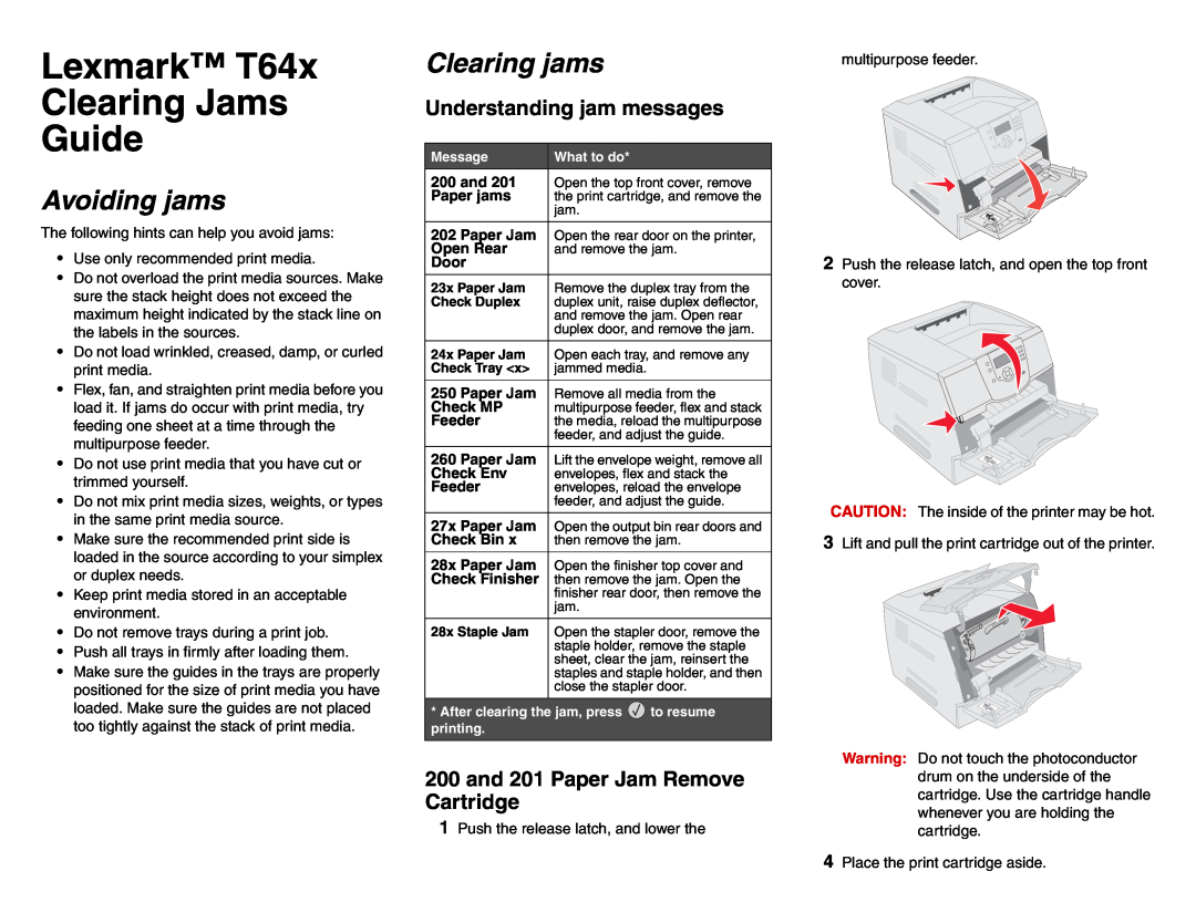 Lexmark T64X manual Loading paper and specialty media, Loading standard trays and optional trays 