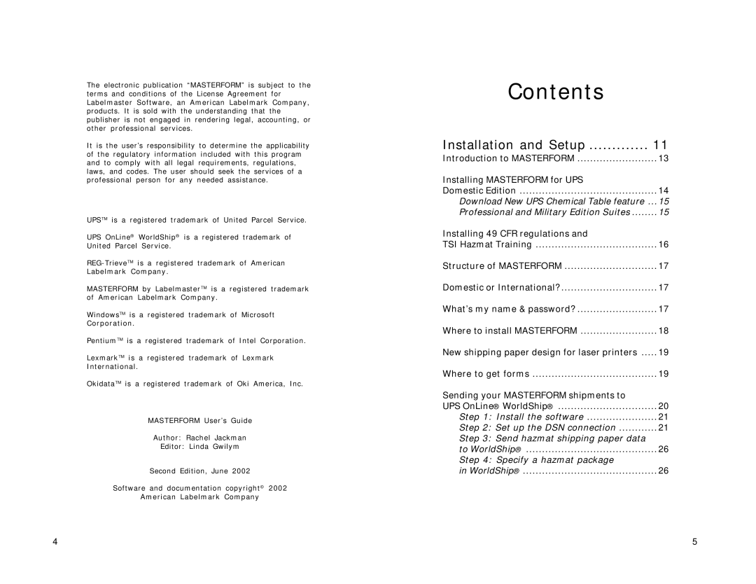 Lexmark Version 3.0 manual Contents 