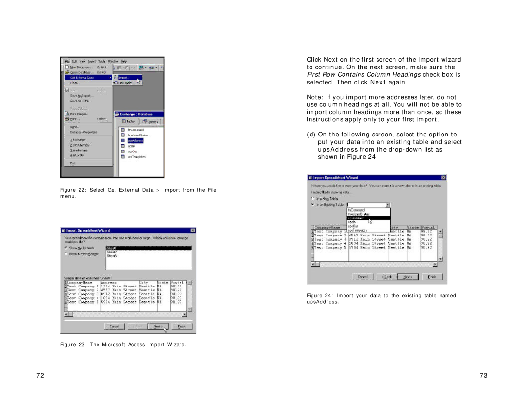 Lexmark Version 3.0 manual Select Get External Data Import from the File menu 