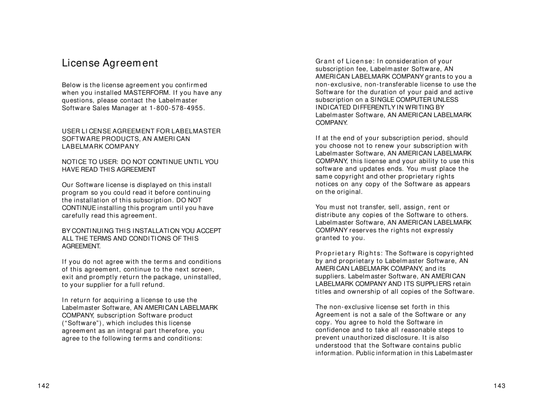 Lexmark Version 3.0 manual License Agreement 