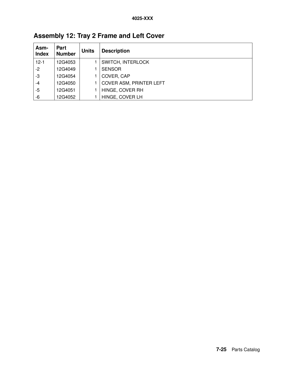 Lexmark W820 service manual SWITCH, Interlock 