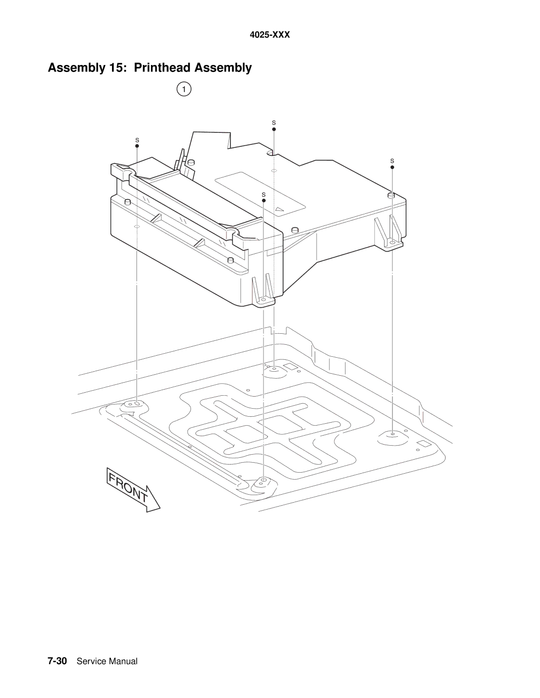 Lexmark W820 service manual Assembly 15 Printhead Assembly 