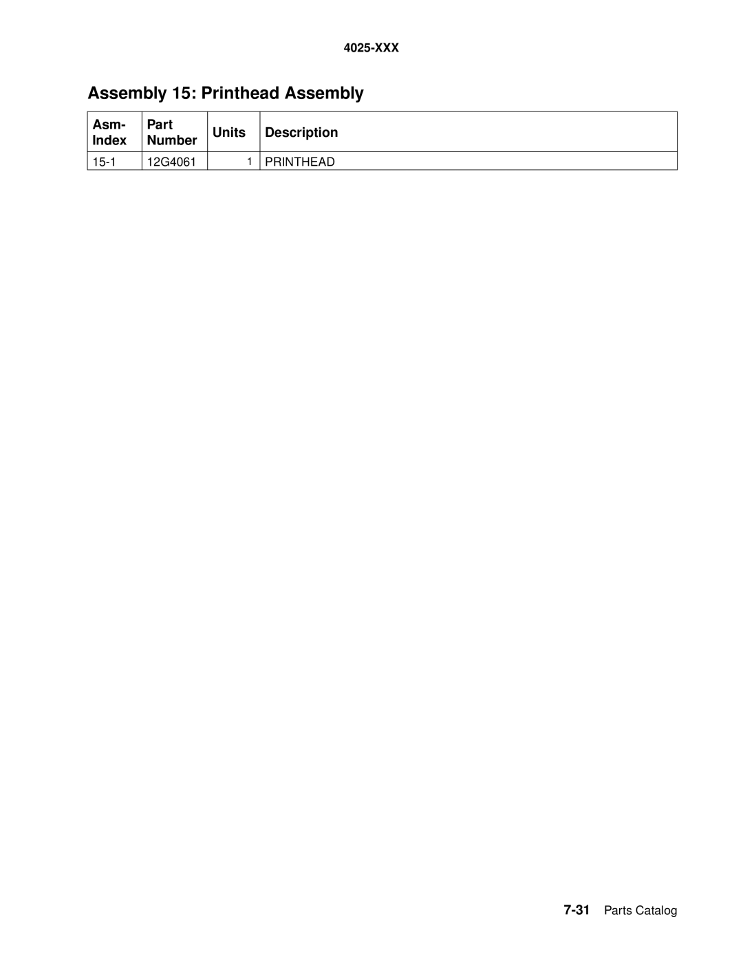 Lexmark W820 service manual Printhead 