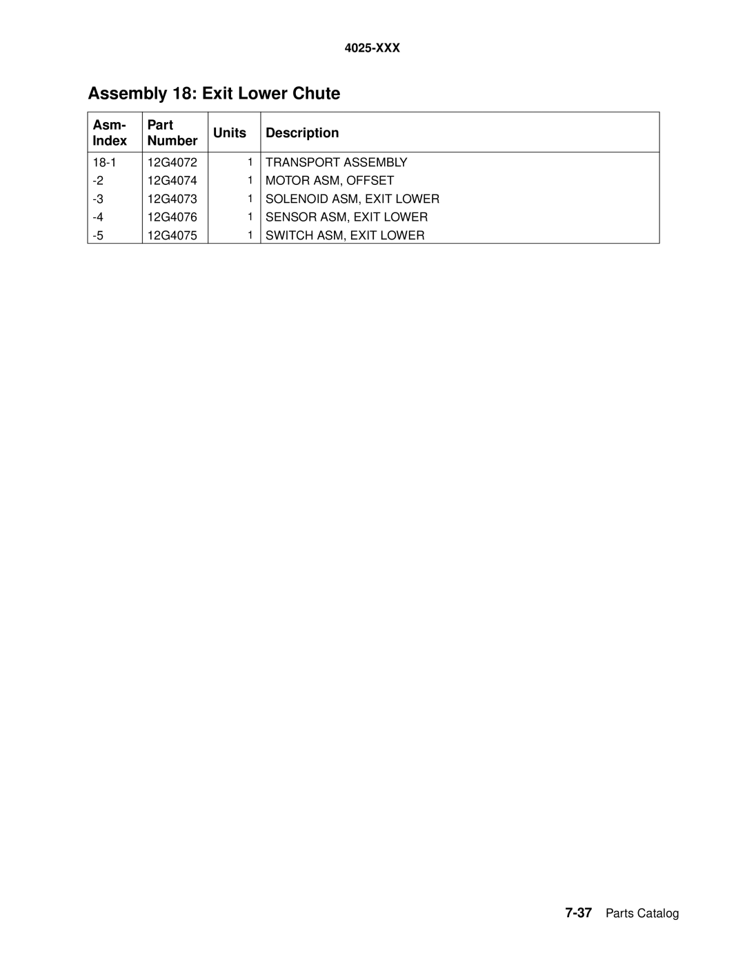 Lexmark W820 service manual Transport Assembly 