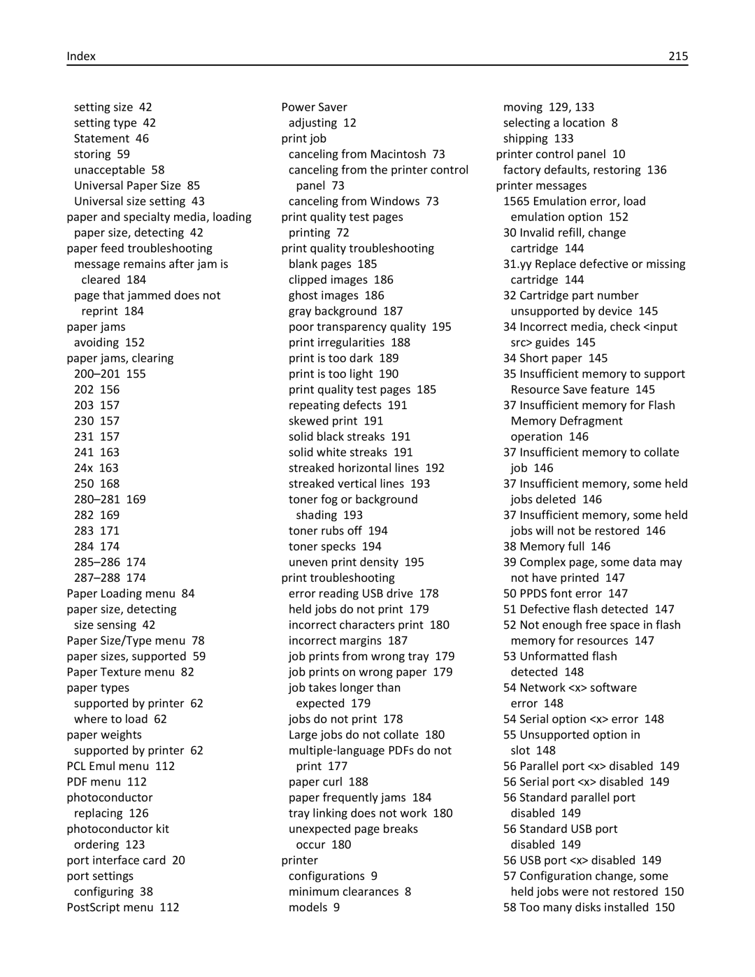 Lexmark W850 manual 