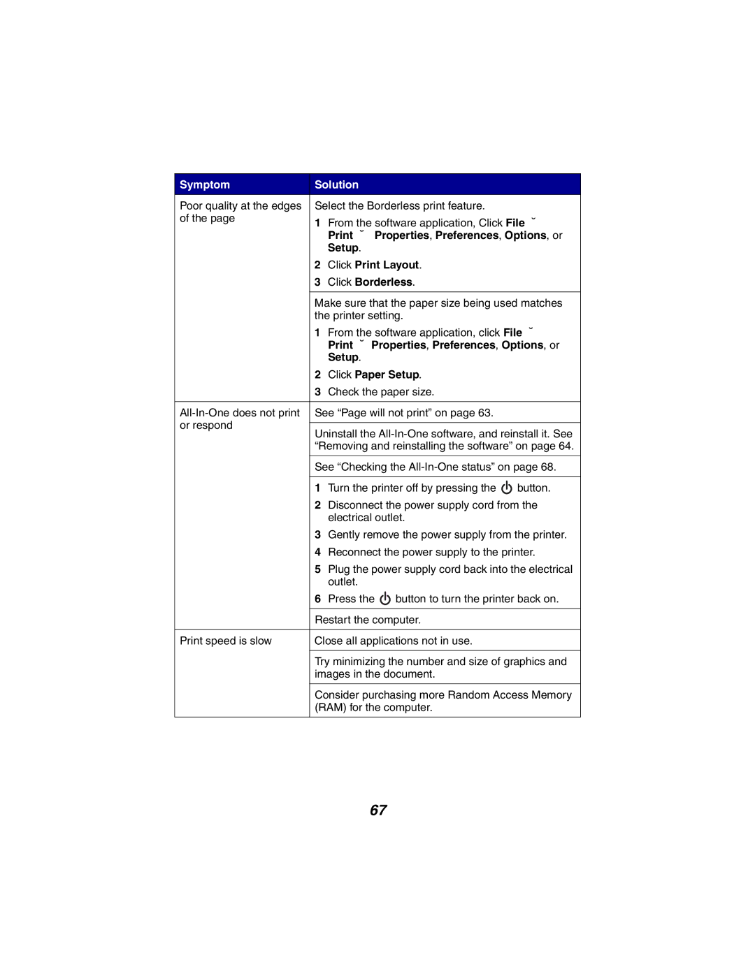 Lexmark X2300 Series manual Print Æ Properties, Preferences, Options, or 