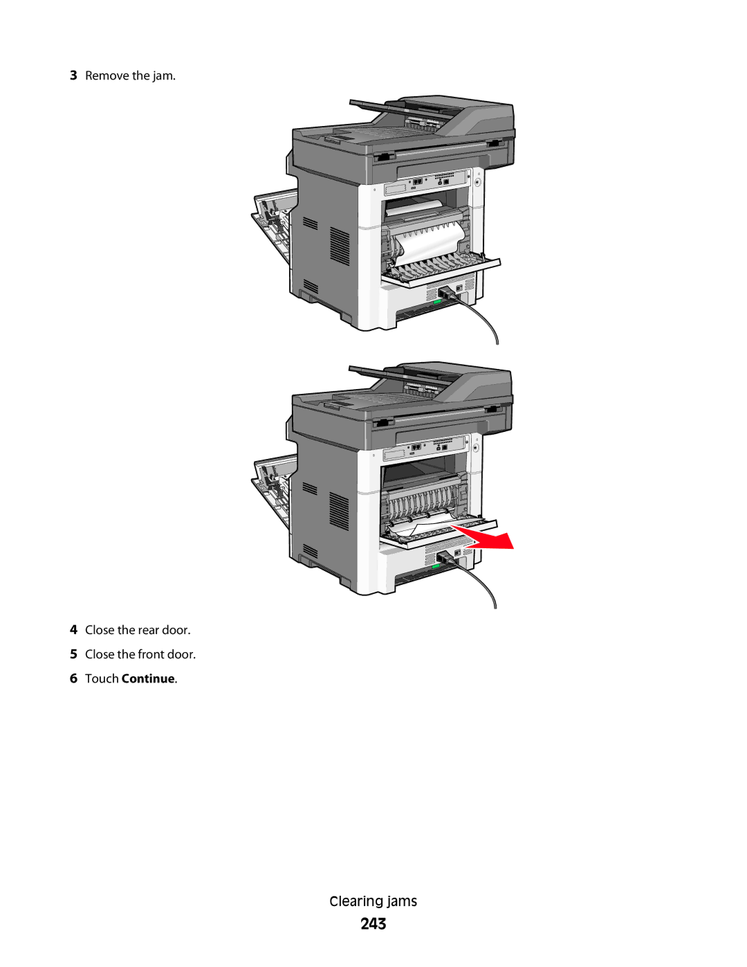 Lexmark X464de, X466de, 431, 63W, 636, g02, g12, g11, g01, hn2, hn1, wh2, wh1, n11, n12, X46X, X466dte, 13C1265, 13C0086, 13C1262 manual 243 