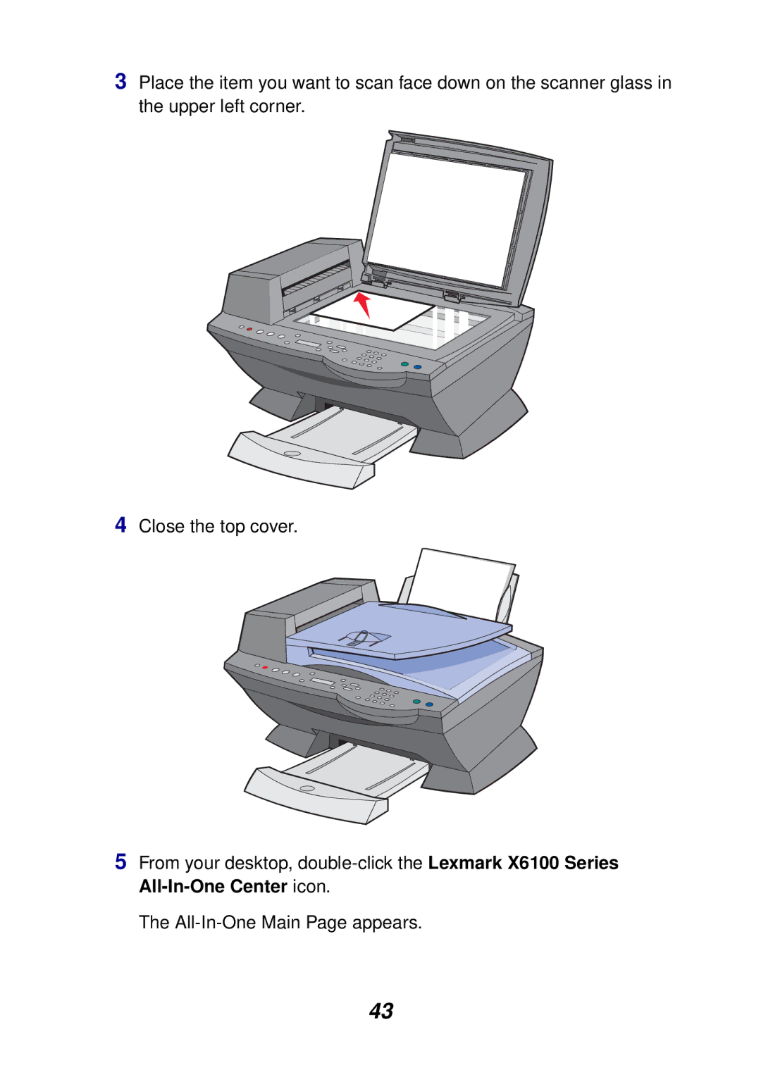 Lexmark X6100 manual 