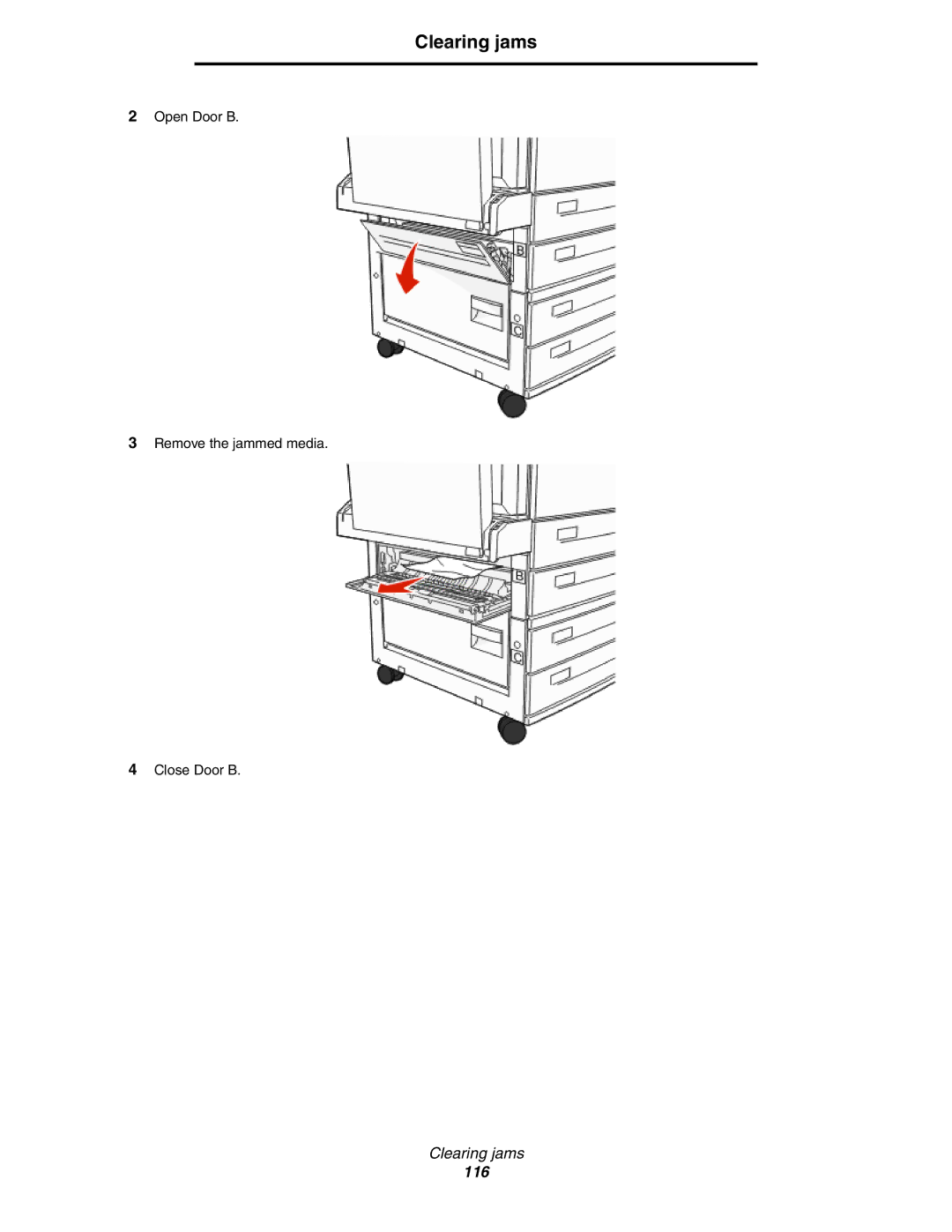 Lexmark X852e, X854e, X850e manual 116 