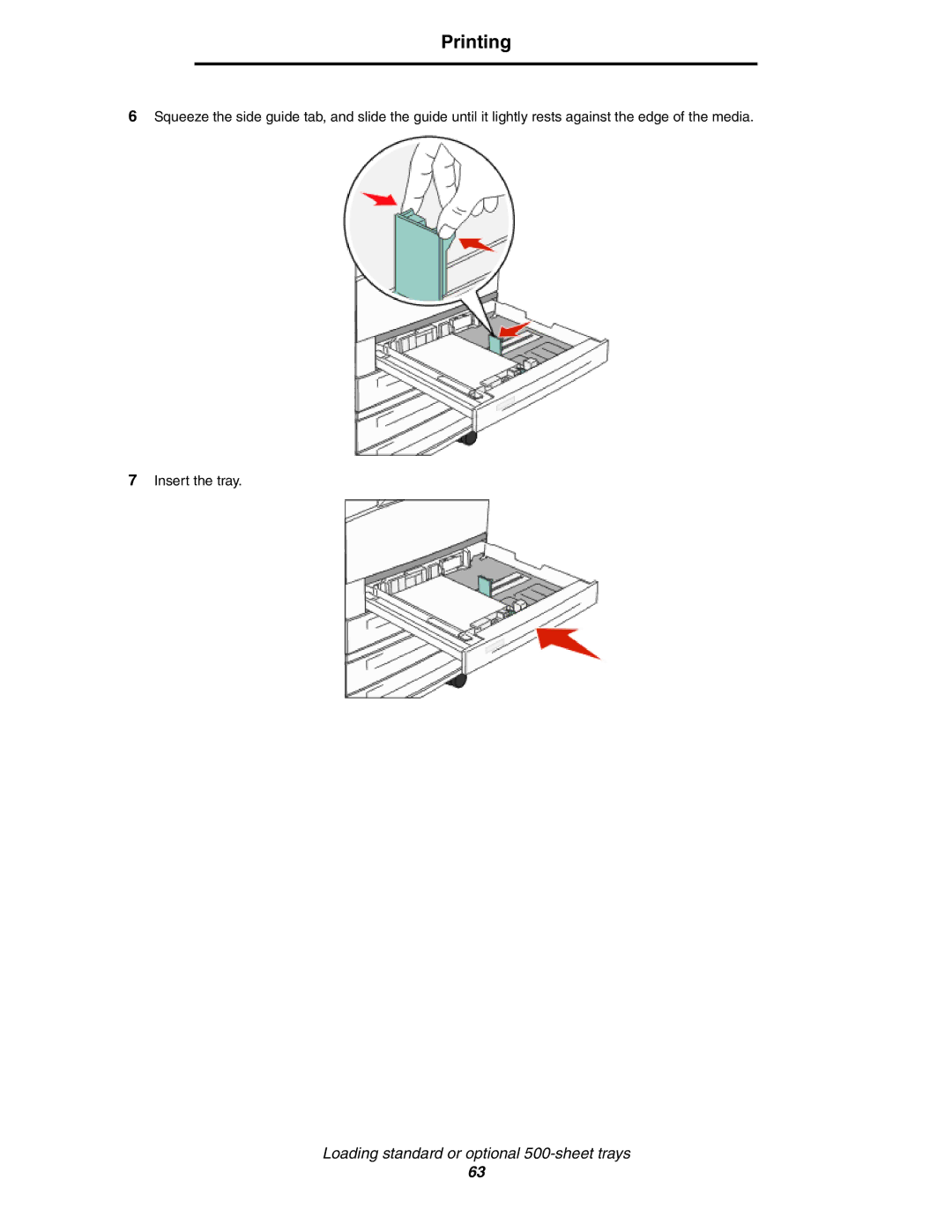 Lexmark X854e, X850e, X852e manual Printing 