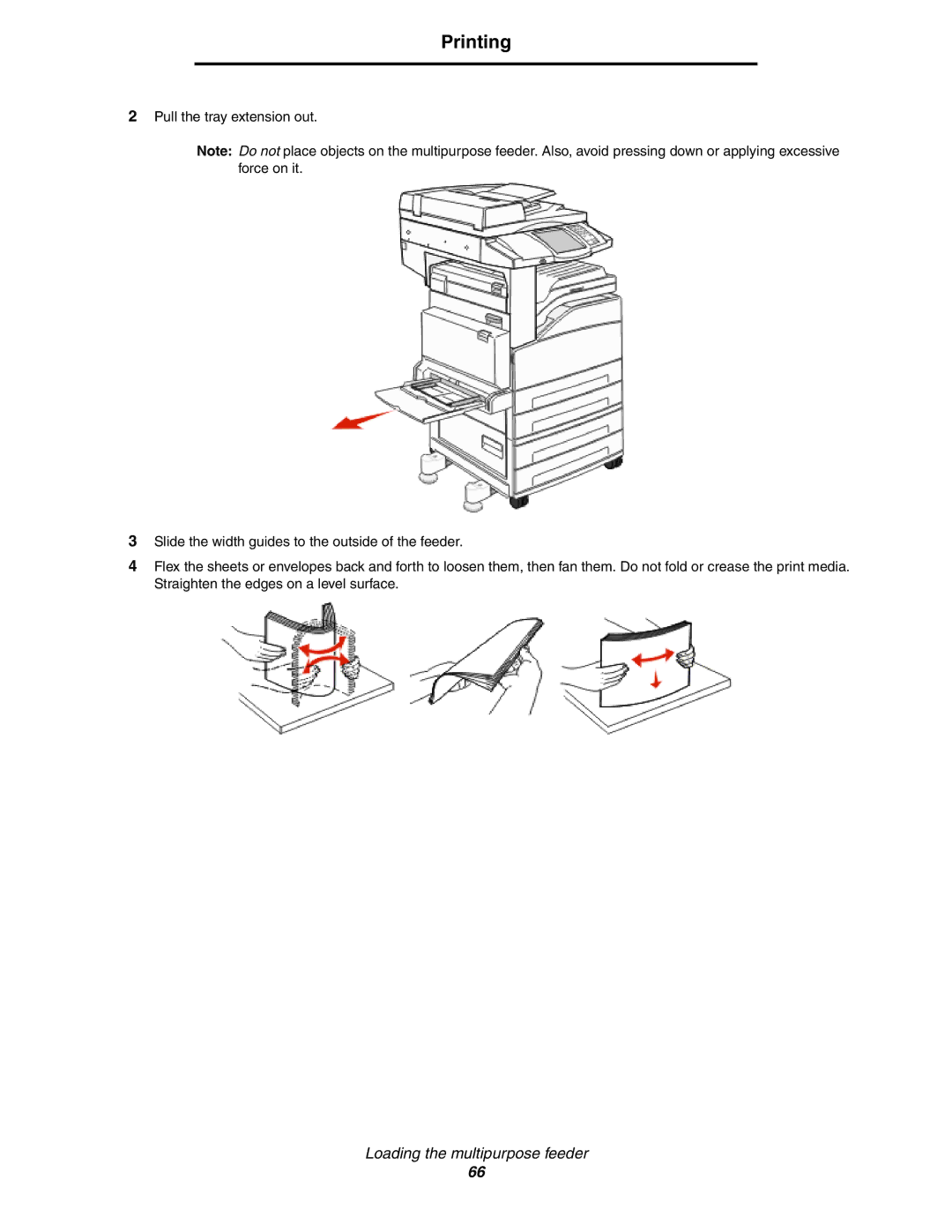 Lexmark X854e, X850e, X852e manual Printing 