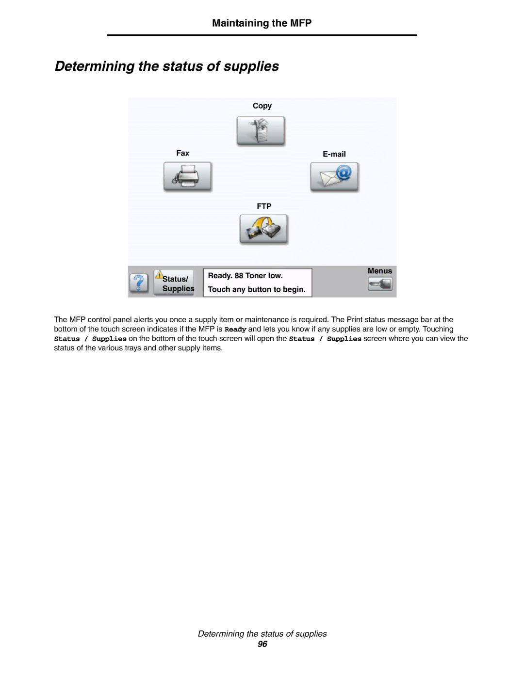 Lexmark X854e, X850e, X852e manual Mail 