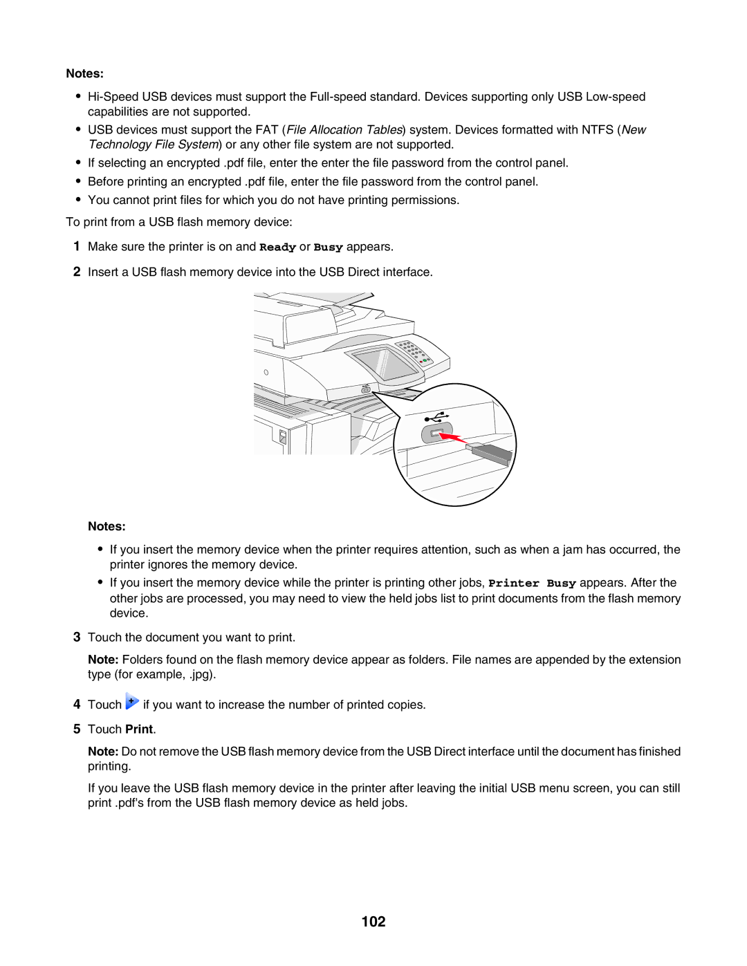 Lexmark X945E, X940E manual 102 