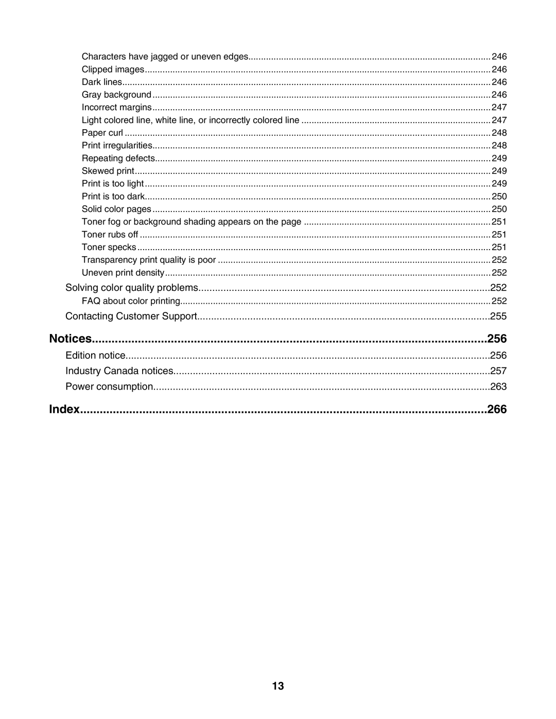 Lexmark X940E, X945E manual Index 