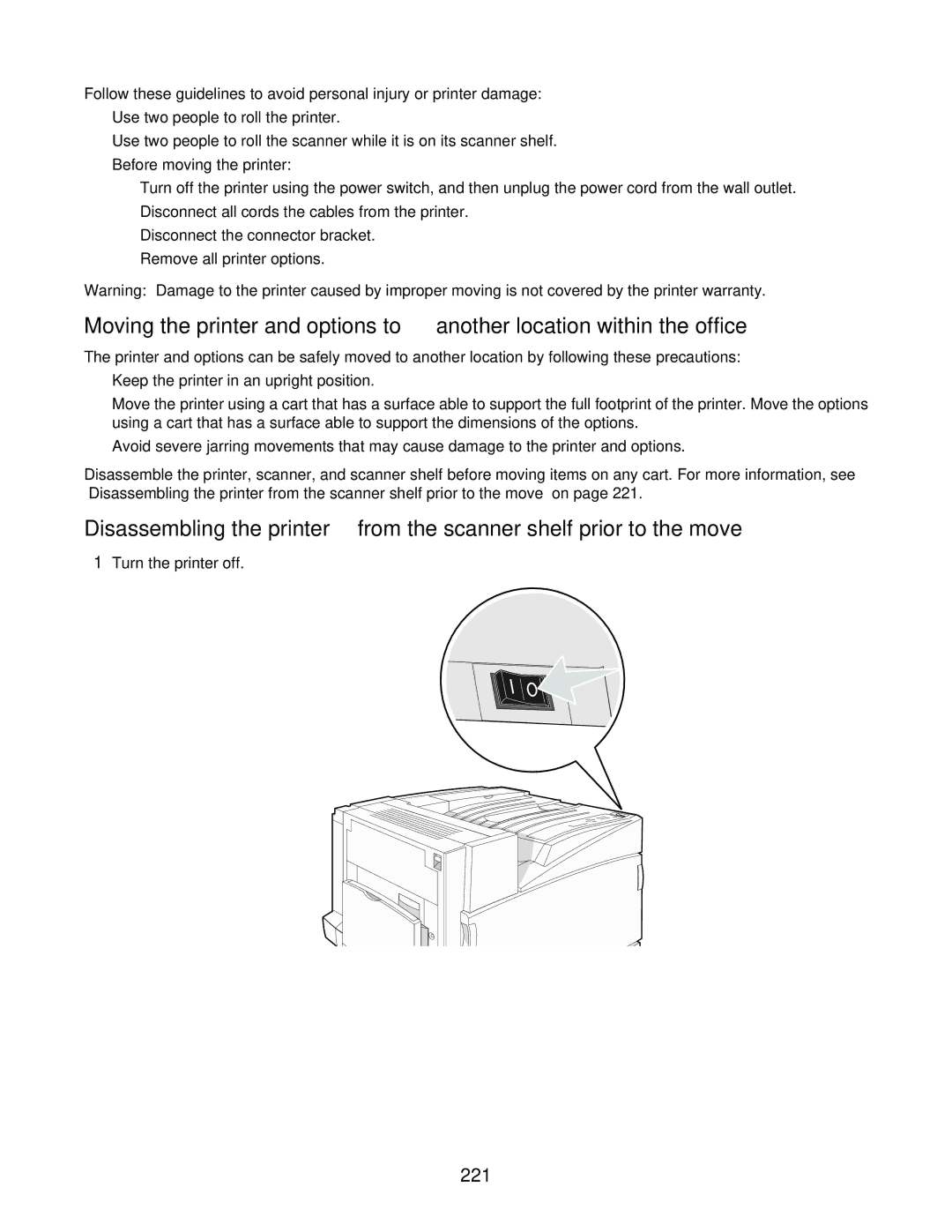 Lexmark X940E, X945E manual 221 