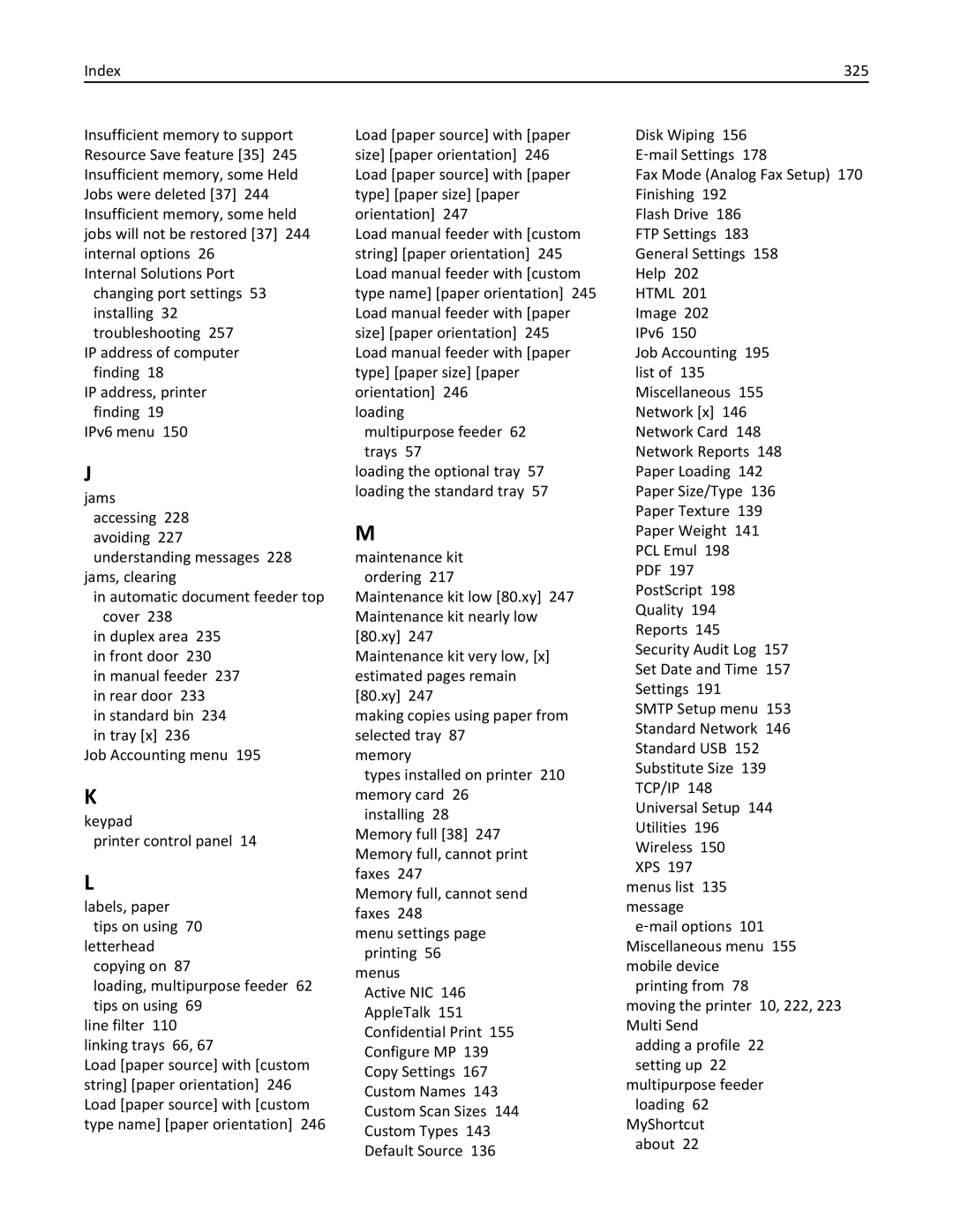 Lexmark XM1100 Series manual 