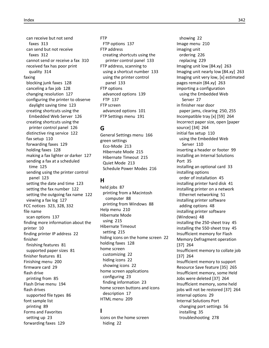 Lexmark XM3100 manual Ftp 