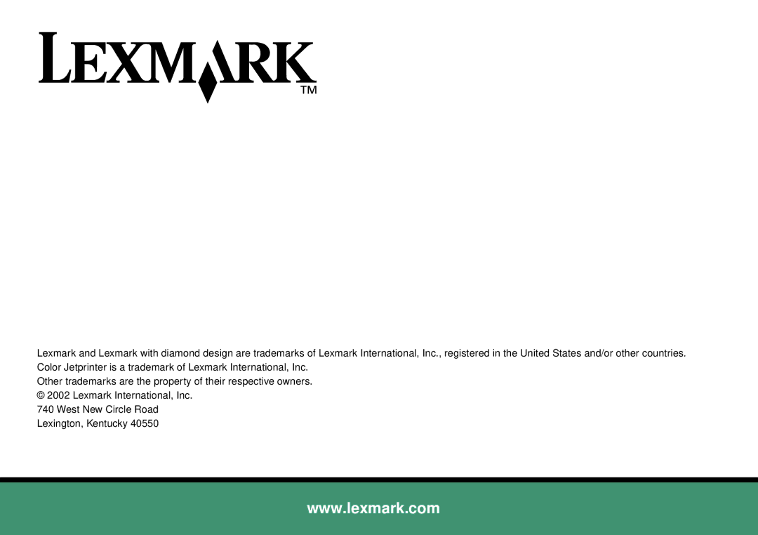 Lexmark Z35 manual 