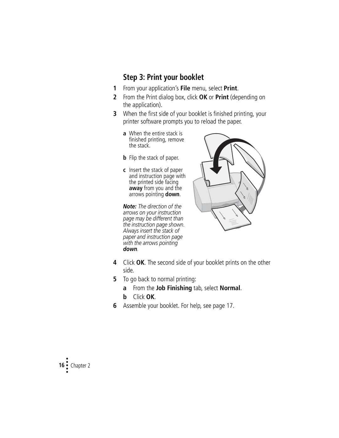 Lexmark Z42 manual Print your booklet 