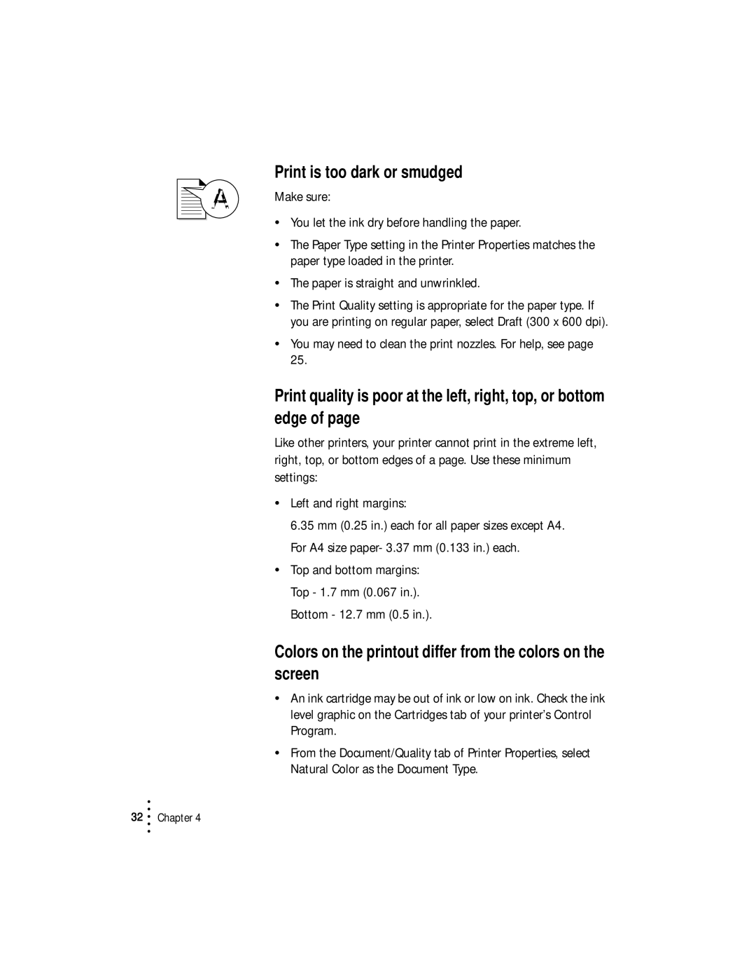 Lexmark Z53 manual Print is too dark or smudged, Colors on the printout differ from the colors on the screen 