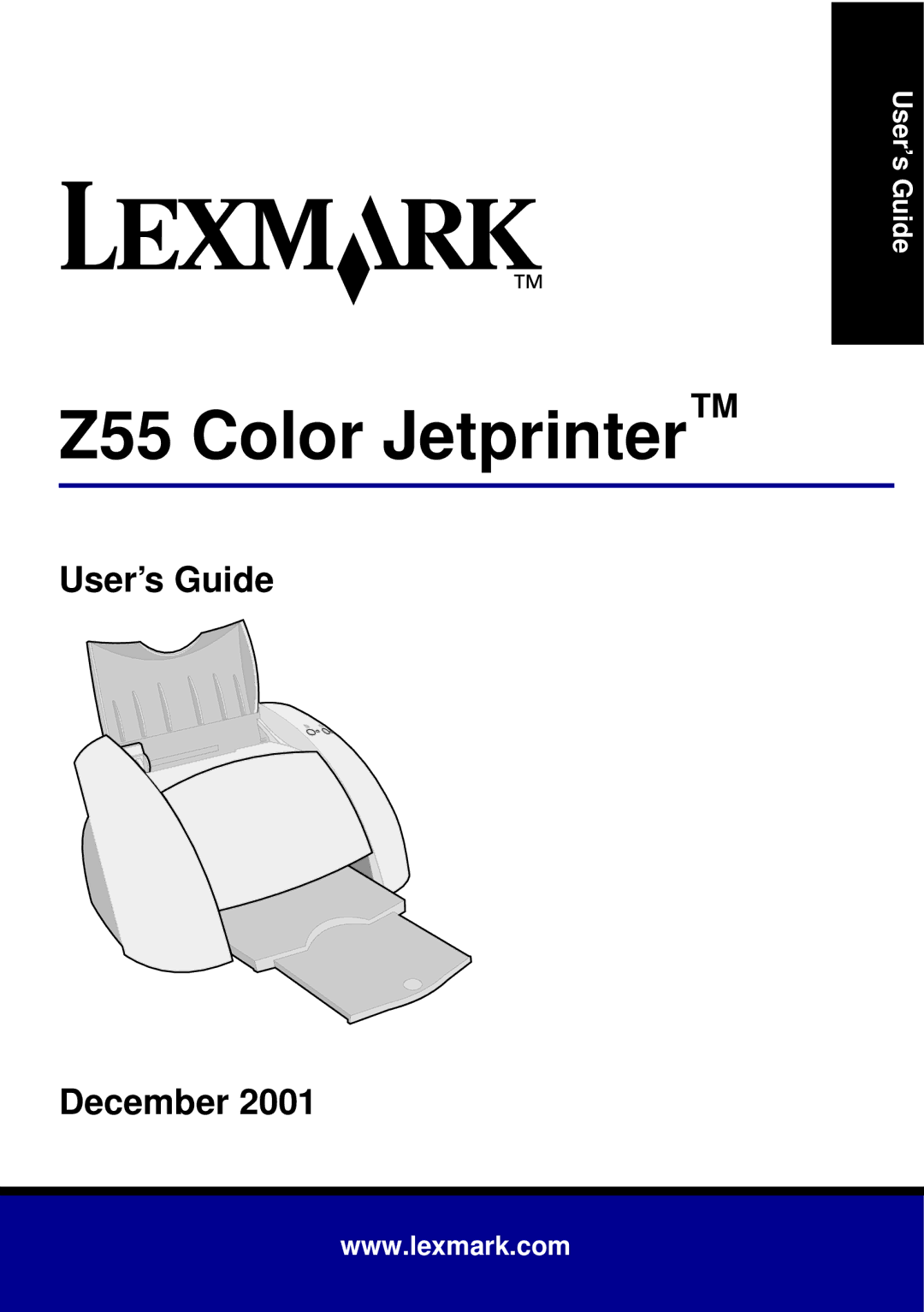 Lexmark manual Z55 Color Jetprinter 