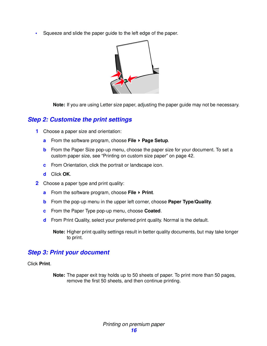 Lexmark Z600 Series manual Print your document 