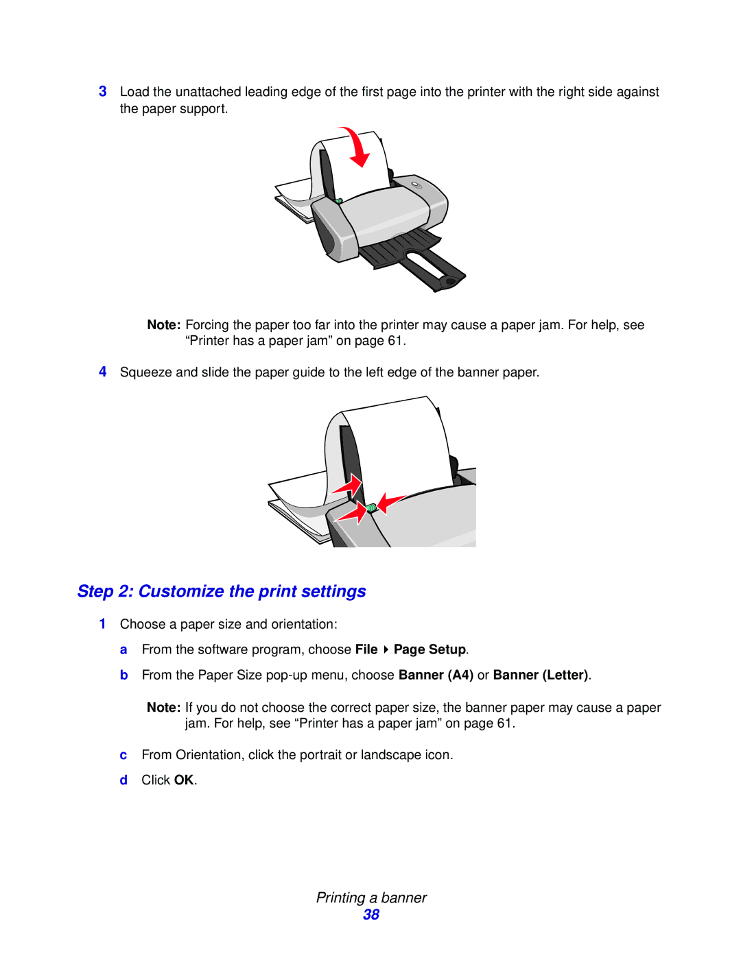 Lexmark Z600 Series manual Customize the print settings 