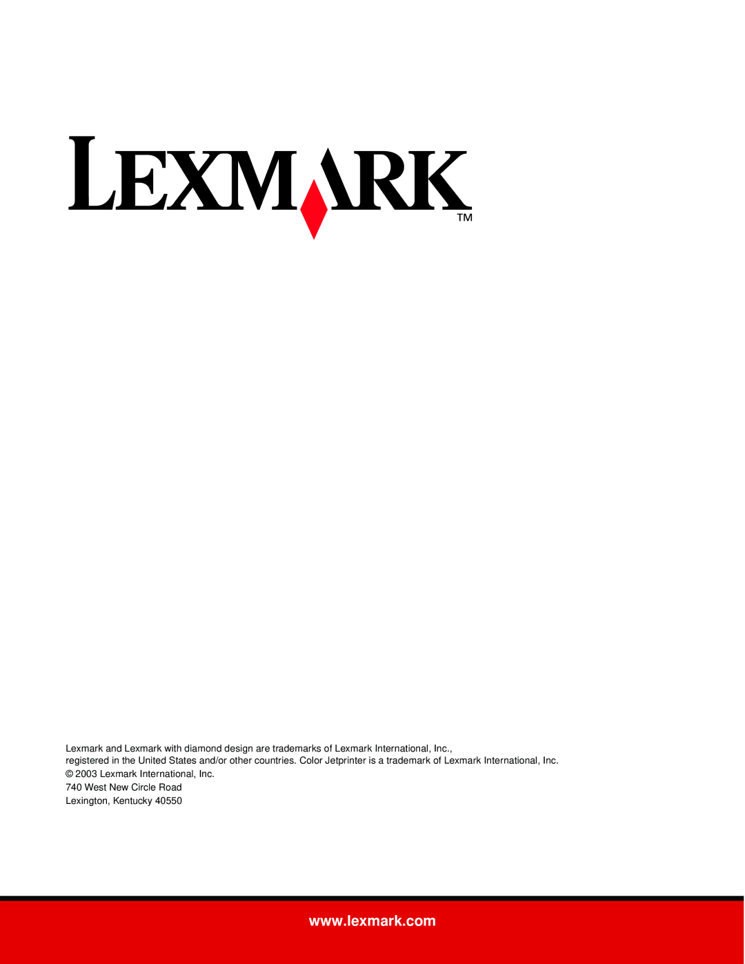 Lexmark Z600 Series manual 