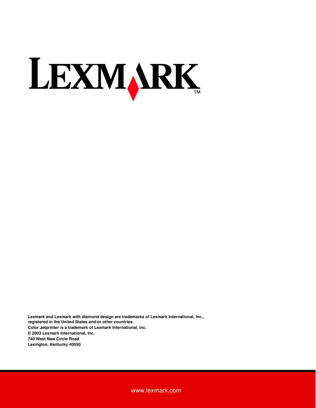 Lexmark Z600 manual 