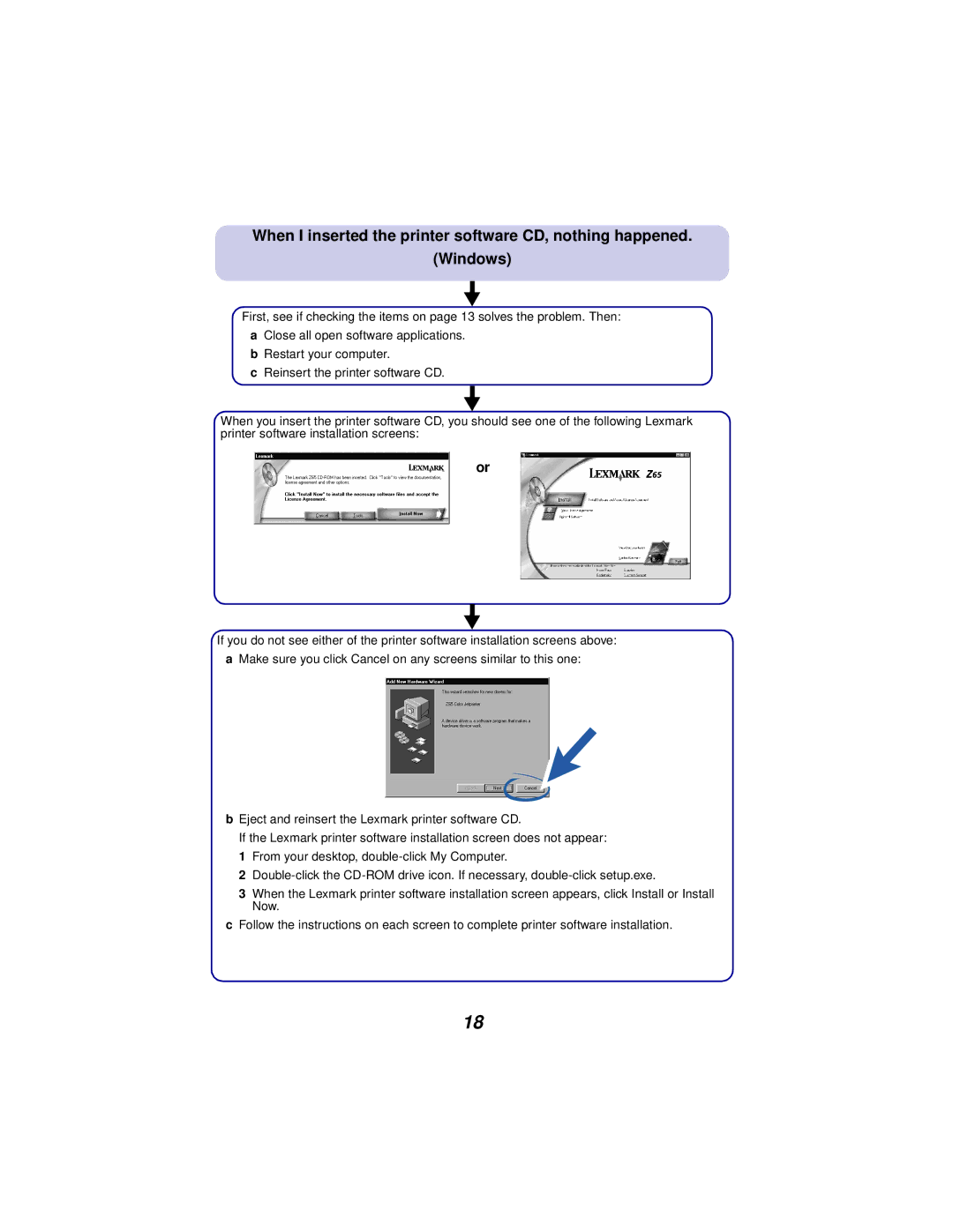 Lexmark Z65 manual 