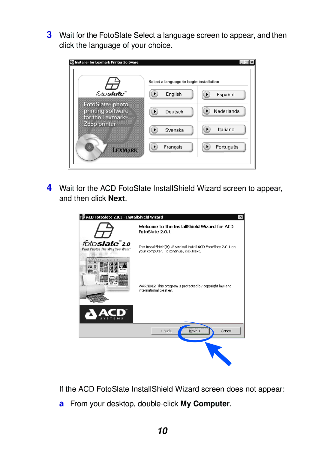 Lexmark Z65P setup guide 