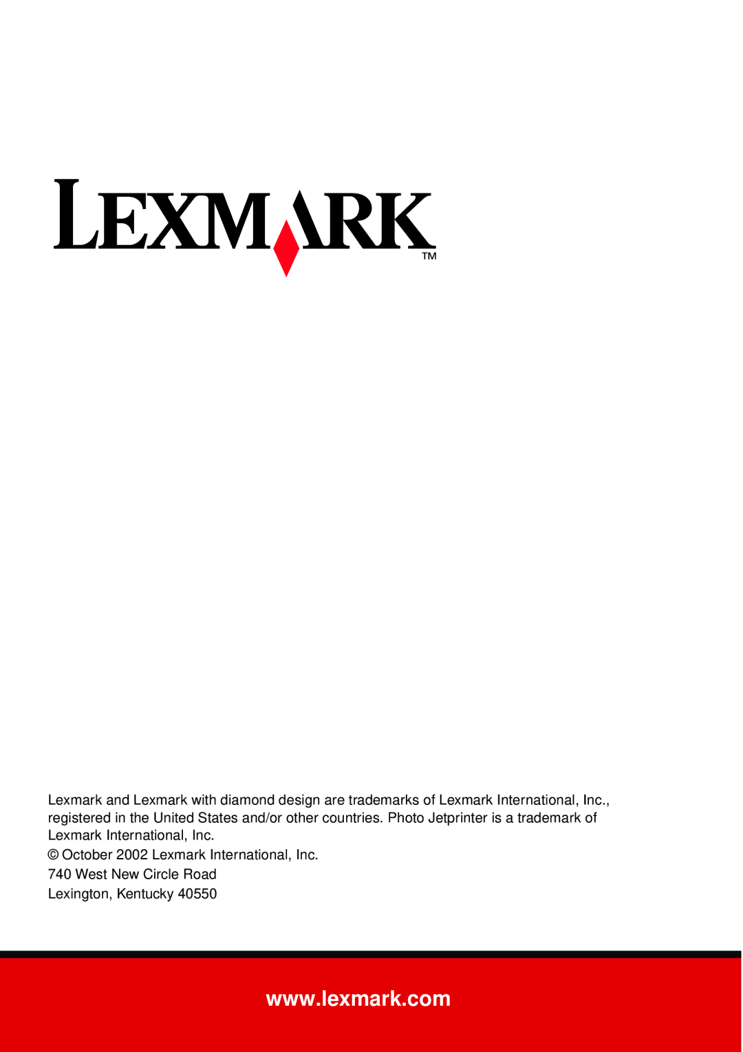 Lexmark Z65P setup guide 