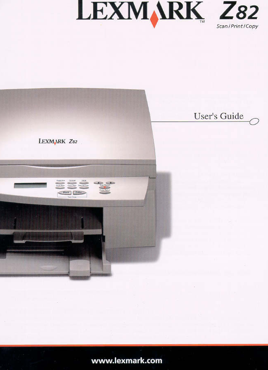 Lexmark Z82 manual 