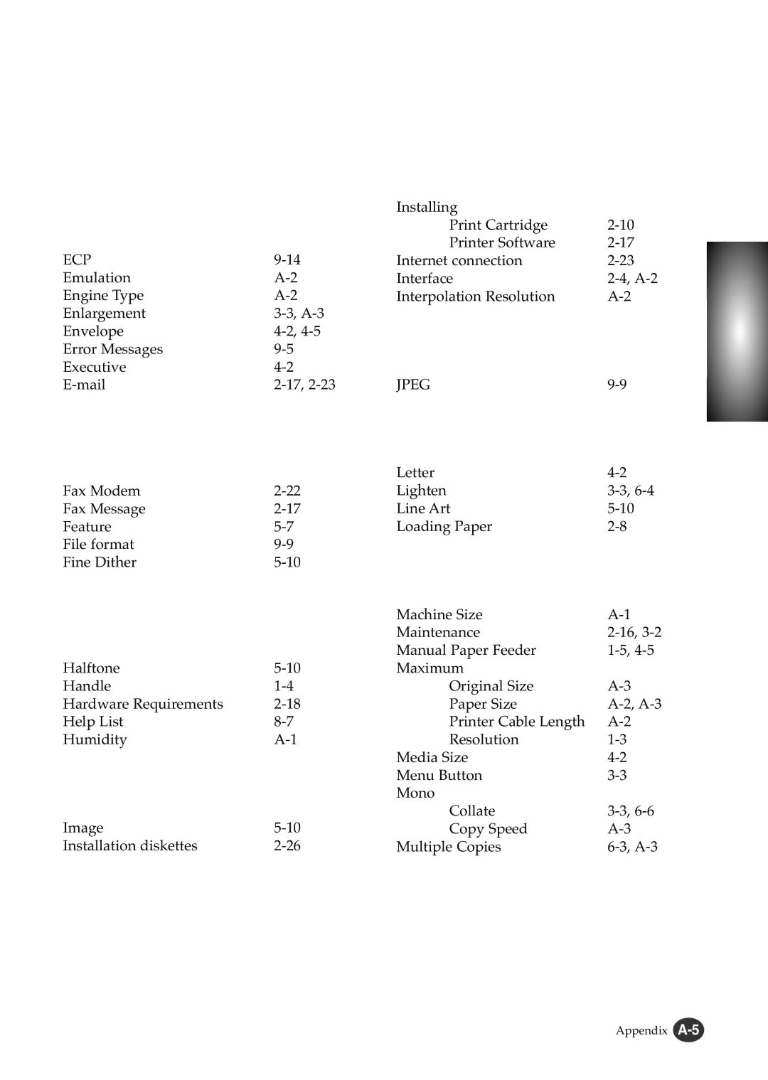 Lexmark Z82 manual Appendix 