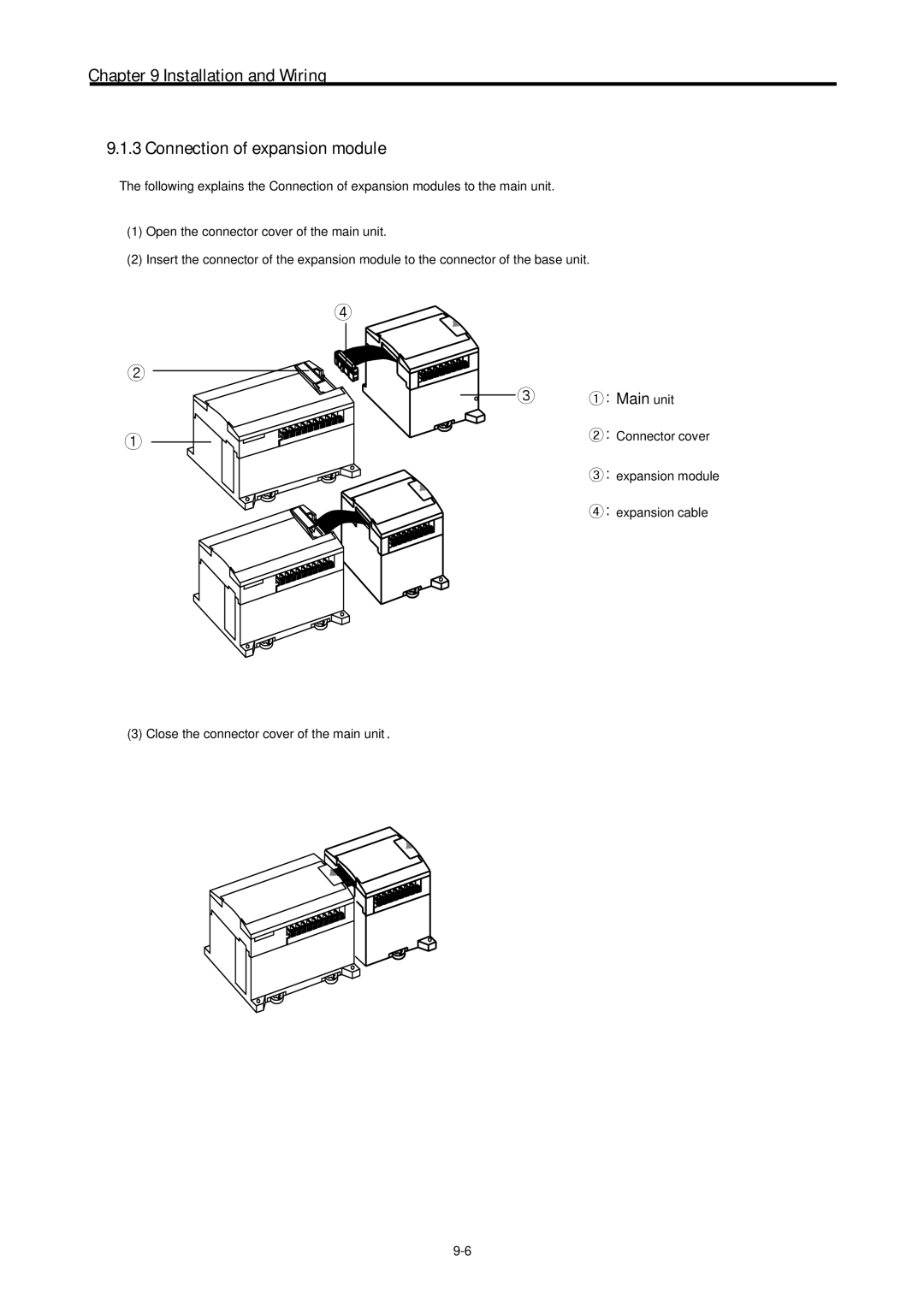 LG Electronics 120S user manual Installation and Wiring Connection of expansion module 