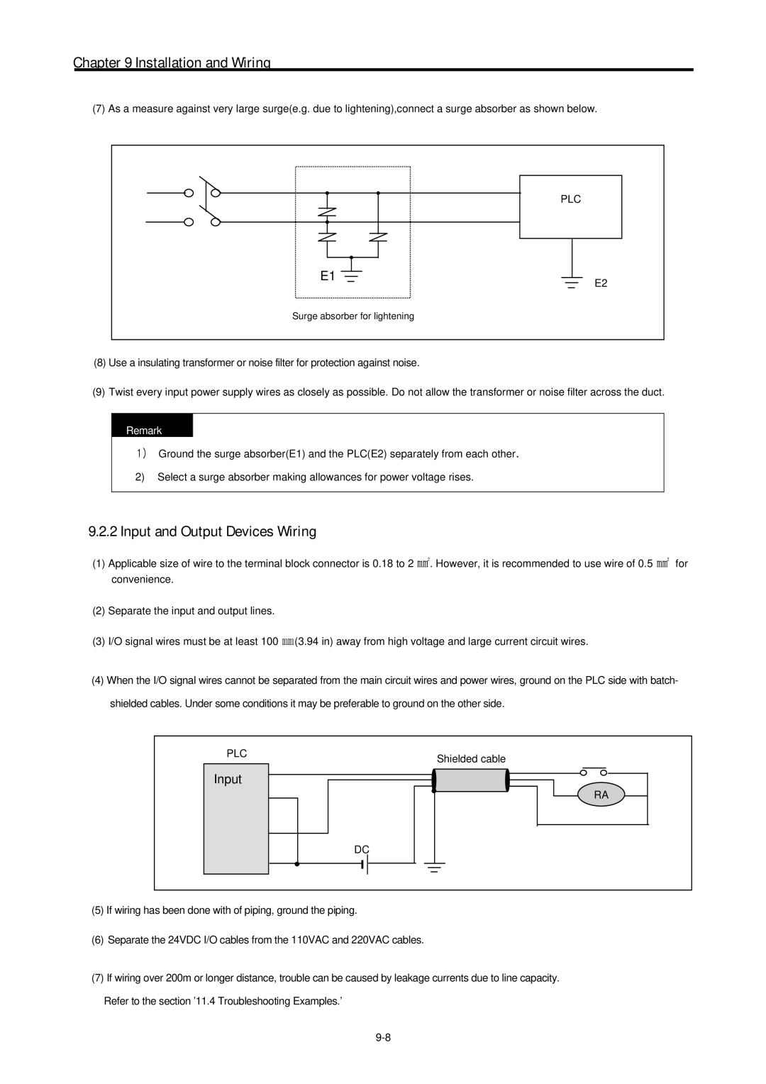 LG Electronics 120S user manual Input and Output Devices Wiring 