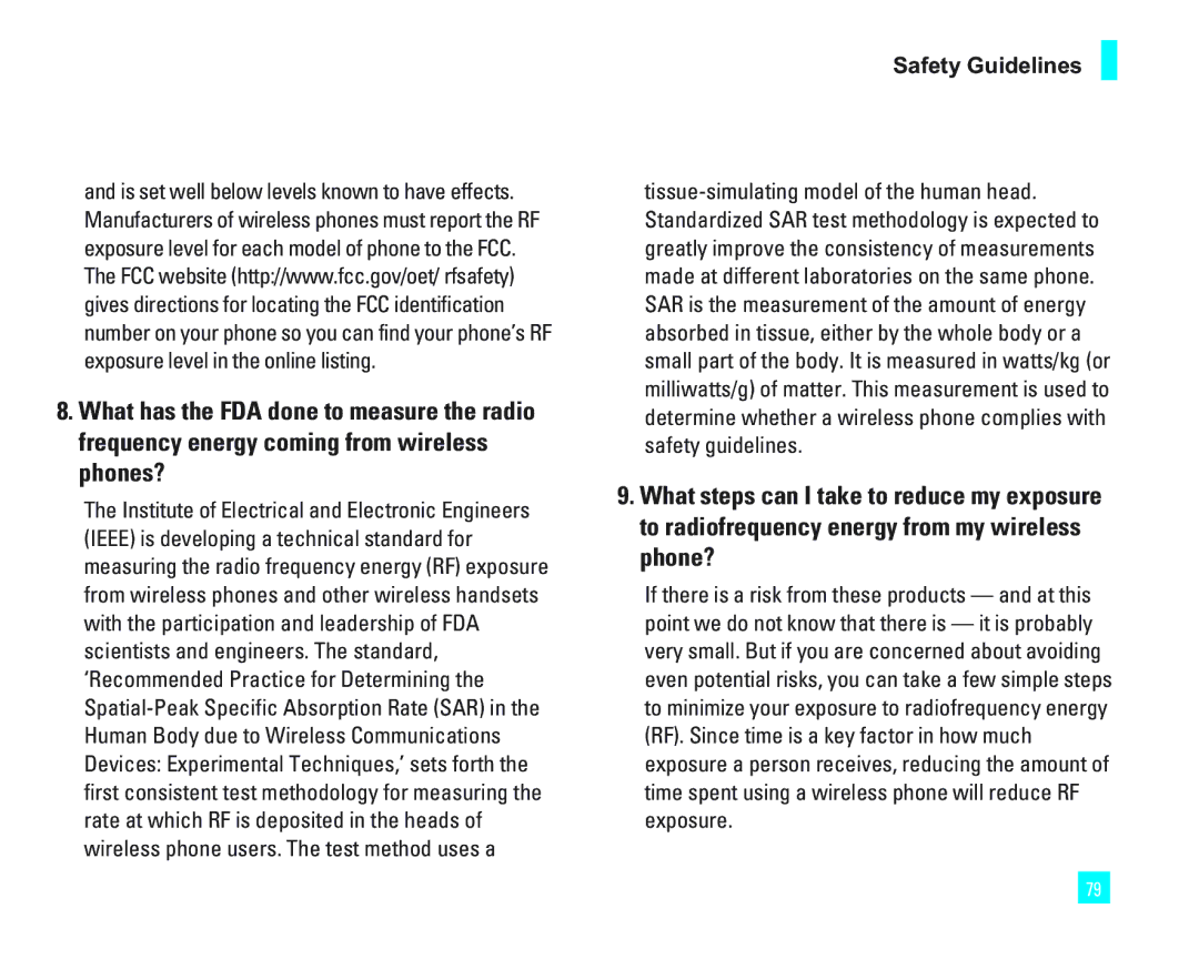 LG Electronics 1500 manual Safety Guidelines 