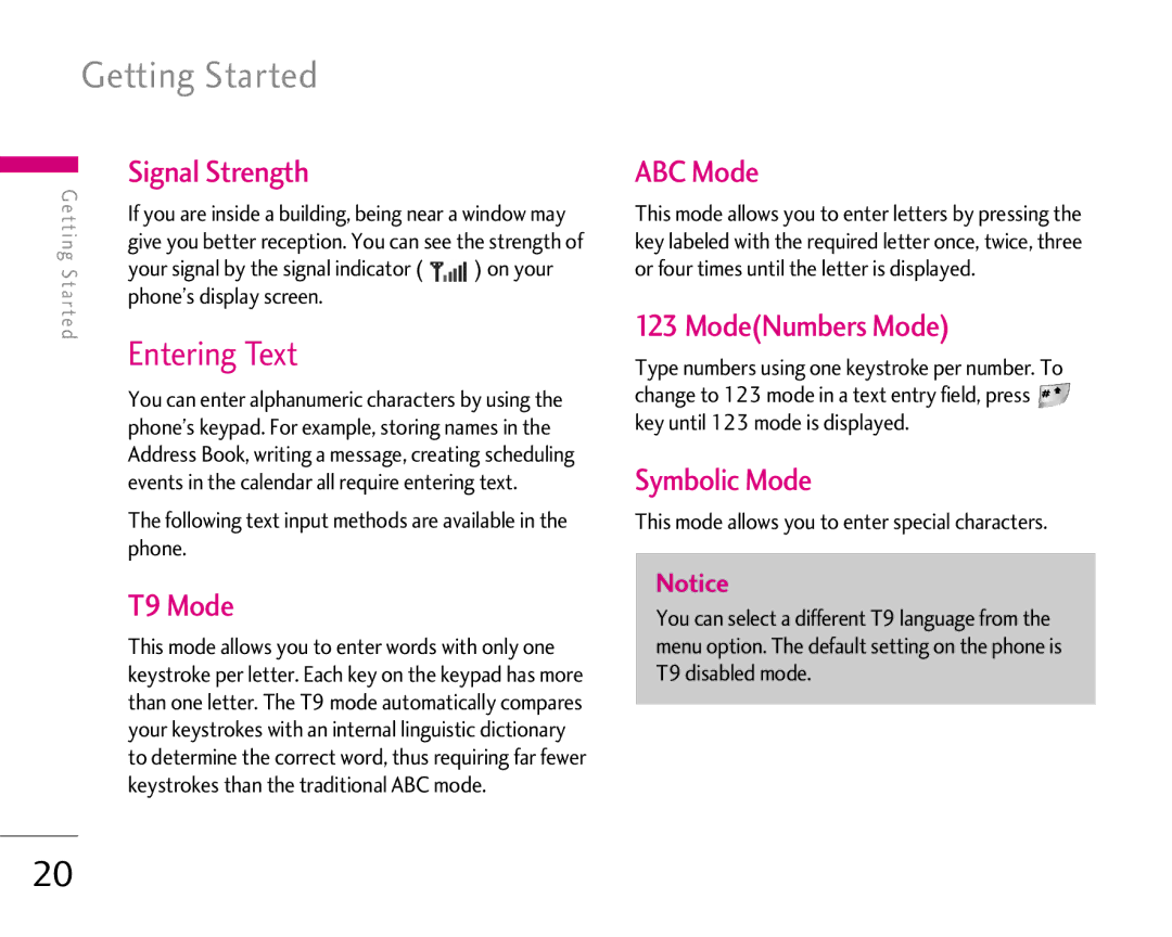 LG Electronics 1500 manual Entering Text 